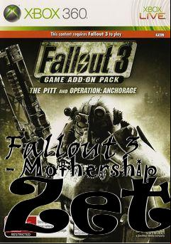 Box art for Fallout 3 - Mothership Zeta