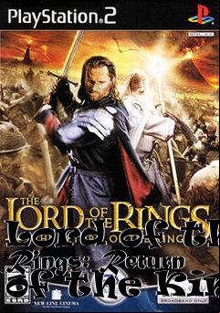 Box art for Lord of the Rings: Return of the King