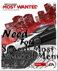 Box art for Need
            For Speed: Most Wanted Menu Tweak V2.0