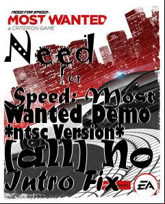 Box art for Need
            For Speed: Most Wanted Demo *ntsc Version* [all] No Intro Fix