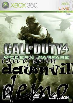 Box art for call of duty dawnville demo