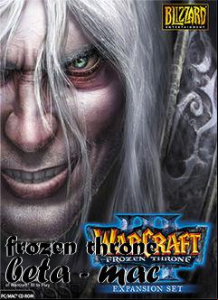 Box art for frozen throne beta - mac
