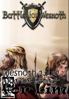 Box art for Wesnoth 1.7.11 aka 1.8-beta4 for Linux