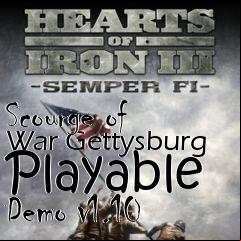 Box art for Scourge of War Gettysburg Playable Demo v1.10