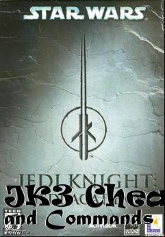 Box art for JK3 Cheats and Commands