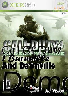 Box art for Call Of Duty 1 Burnville And Dawnville Demo