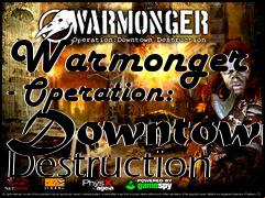 Box art for Warmonger - Operation: Downtown Destruction 