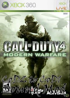 Box art for CoD2 to CoD1 Sound Mod