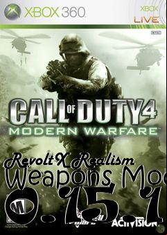Box art for RevoltX Realism Weapons Mod 0.15.1