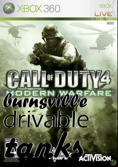 Box art for burnsville drivable tanks