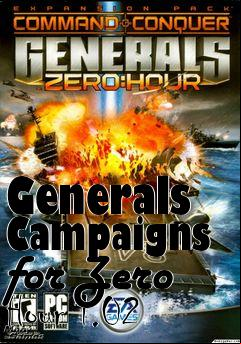 Box art for Generals Campaigns for Zero Hour 1.02