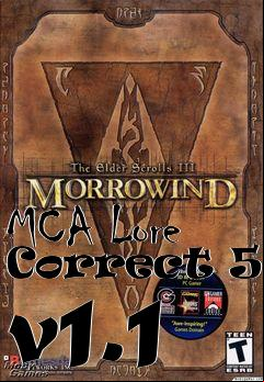 Box art for MCA Lore Correct 5.1 v1.1