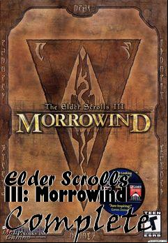 Box art for Elder Scrolls III: Morrowind