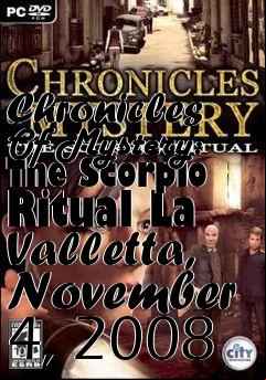 Box art for Chronicles Of Mystery: The Scorpio Ritual