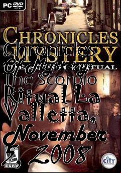 Box art for Chronicles Of Mystery: The Scorpio Ritual