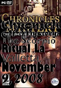 Box art for Chronicles Of Mystery: The Scorpio Ritual