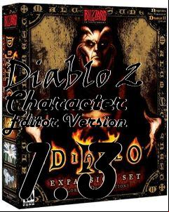 Box art for Diablo 2 Character Editor Version 1.3