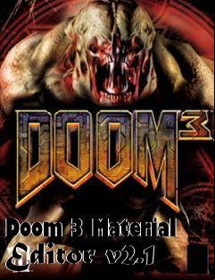 Box art for Doom 3 Material Editor v2.1