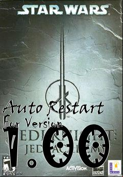 Box art for Auto Restart For Version 1.00