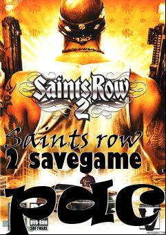 Box art for Saints row 2 savegame pack