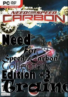Box art for Need
            For Speed: Carbon Collectors Edition +3 Trainer