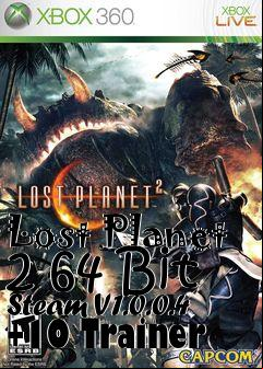 Box art for Lost
Planet 2 64 Bit Steam V1.0.0.4 +10 Trainer