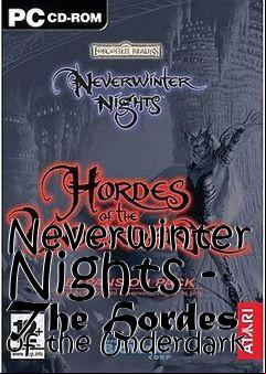 Box art for Neverwinter Nights - The Hordes of the Underdark