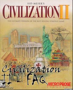 Box art for Civilization II - FAQ