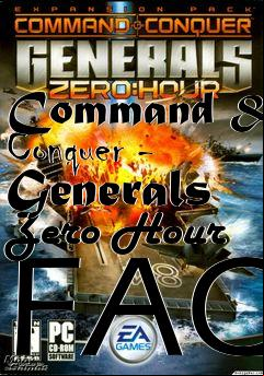 Box art for Command & Conquer - Generals Zero Hour FAQ